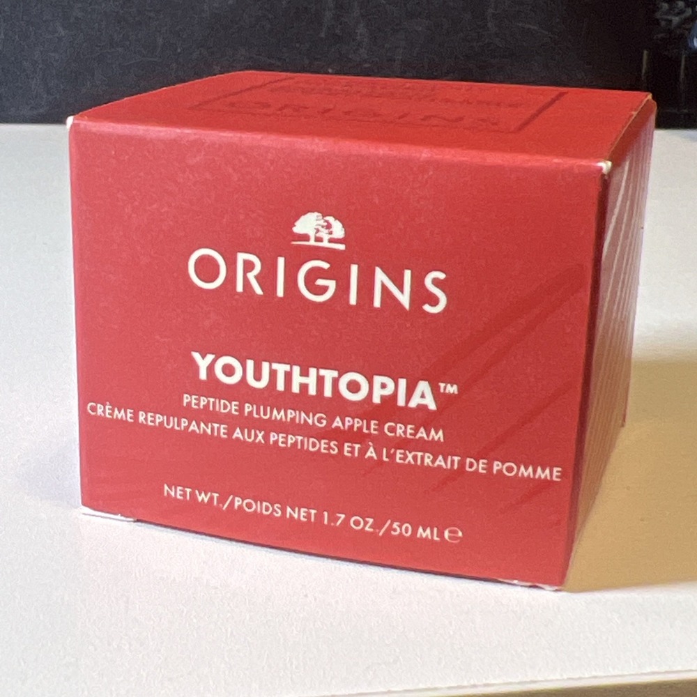 Origins Youthtopia Plumping Apple Face Moisturizer with Peptides Full Size 1.7oz